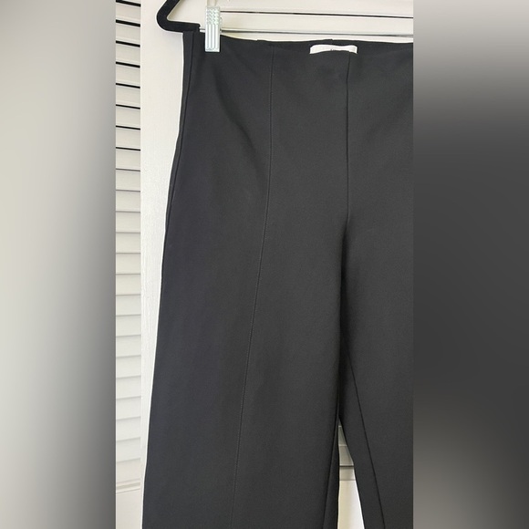 Banana Republic Everywhere Wide Leg Ponte Ankle Pant Black Sz M Pull On Trouser - Picture 3 of 8